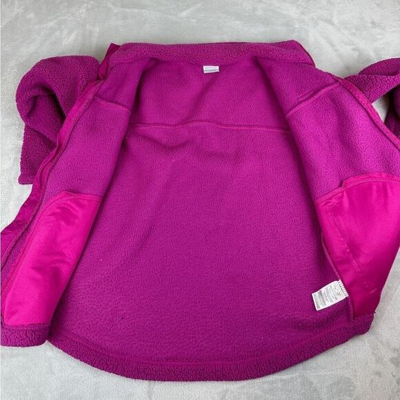 Columbia Pink Fleece Jacket Women's Size Extra Large - Picture 4 of 14